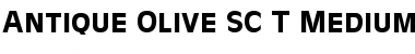 Download Antique Olive SC T Font
