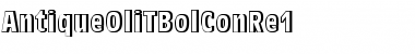 AntiqueOliTBolConRe1 Regular Font