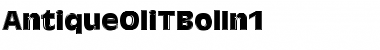 AntiqueOliTBolIn1 Regular Font