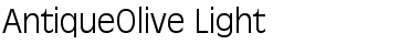 AntiqueOlive Light Font