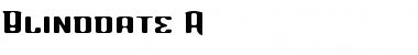 Blinddate Font Blinddate Font