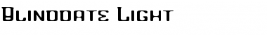 Blinddate Light Font