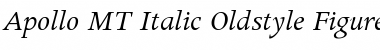 Apollo MT Font