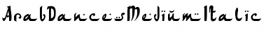 ArabDances Regular Font