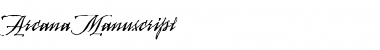 Download Arcana Manuscript Font Download Arcana Manuscript Font