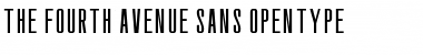 The Fourth Avenue Sans Regular Font