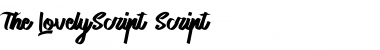 Download The Lovely Script Script Font