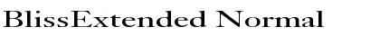 Download BlissExtended Font