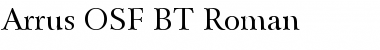 Arrus OSF BT Roman Font