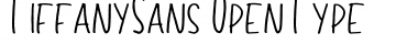 Tiffany Sans Regular Font
