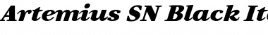 Artemius SN Black Font