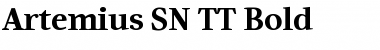 Artemius SN TT Bold Font