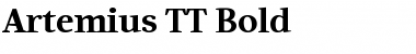 Artemius TT Bold Font