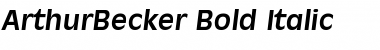 ArthurBecker Font