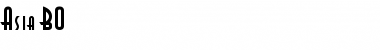 Download Asia-BO Font Download Asia-BO Font