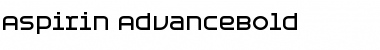 Download Aspirin AdvanceBold Font Download Aspirin AdvanceBold Font