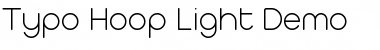 Typo Hoop Light Demo Regular Font