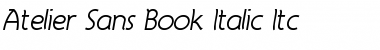 Download Atelier Sans Book Italic Itc Font Download Atelier Sans Book Italic Itc Font