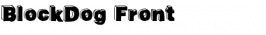 Download BlockDog Front Font