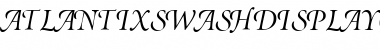 AtlantixSwashDisplayCapsSSK Font