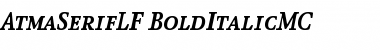 Download AtmaSerifLF-BoldItalicMC Font