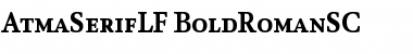 AtmaSerifLF-BoldRomanSC Regular Font