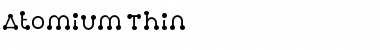 Download Atomium-Thin Font Download Atomium-Thin Font