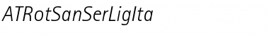 Download ATRotSanSerLigIta Font Download ATRotSanSerLigIta Font