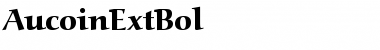 AucoinExtBol Regular Font