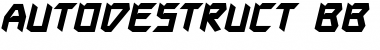 Autodestruct BB Bold Font