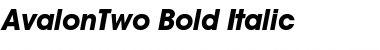 AvalonTwo Font