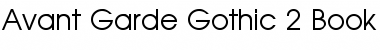 Avant Garde 2 BQ Font