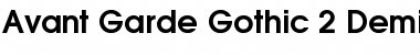 Avant Garde 2 BQ Font