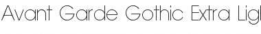 Avant Garde BQ Font