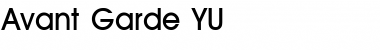 Download Avant Garde YU Font