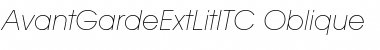 AvantGardeExtLitITC Font