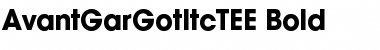 AvantGarGotItcTEE Bold Font