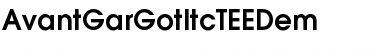 Download AvantGarGotItcTEEDem Font