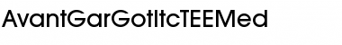 AvantGarGotItcTEEMed Regular Font