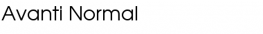 Avanti Normal Font
