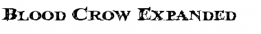 Blood Crow Expanded Expanded Font