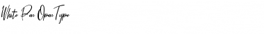 White Pen Font White Pen Font