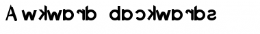 Download Awkward backwards Font Download Awkward backwards Font