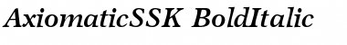 AxiomaticSSK Font