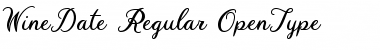 Wine Date Regular Font