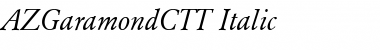 AZGaramondCTT&nbsp;Regular