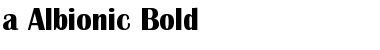 a_Albionic Bold Font