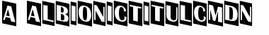 a_AlbionicTitulCmDn Regular Font