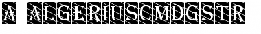 a_AlgeriusCmDgStr Font