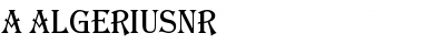 a_AlgeriusNr Font